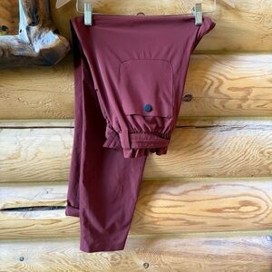 Athleta Maroon Skyline pant